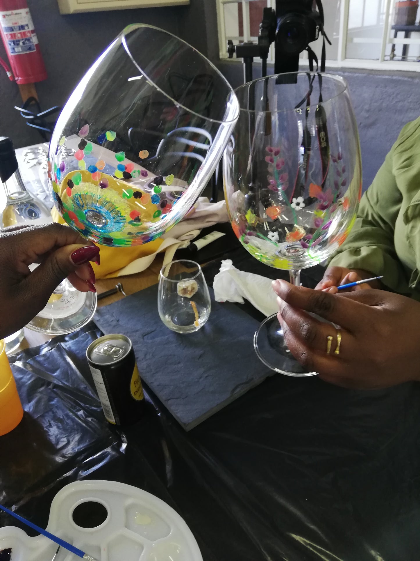Crystal Glass Painting