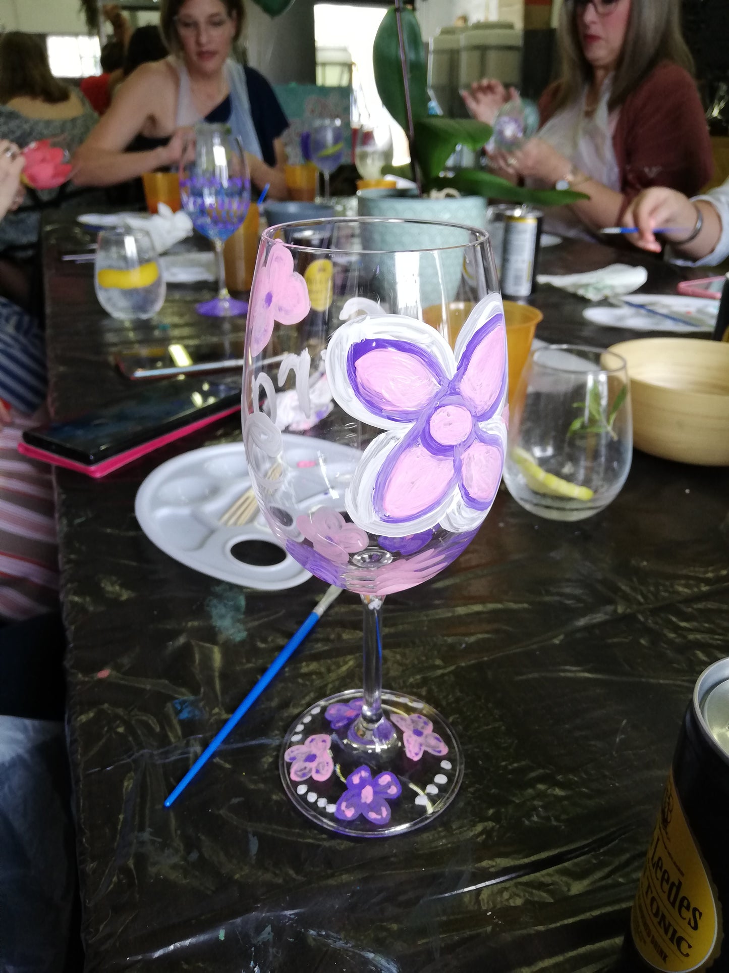 Crystal Glass Painting