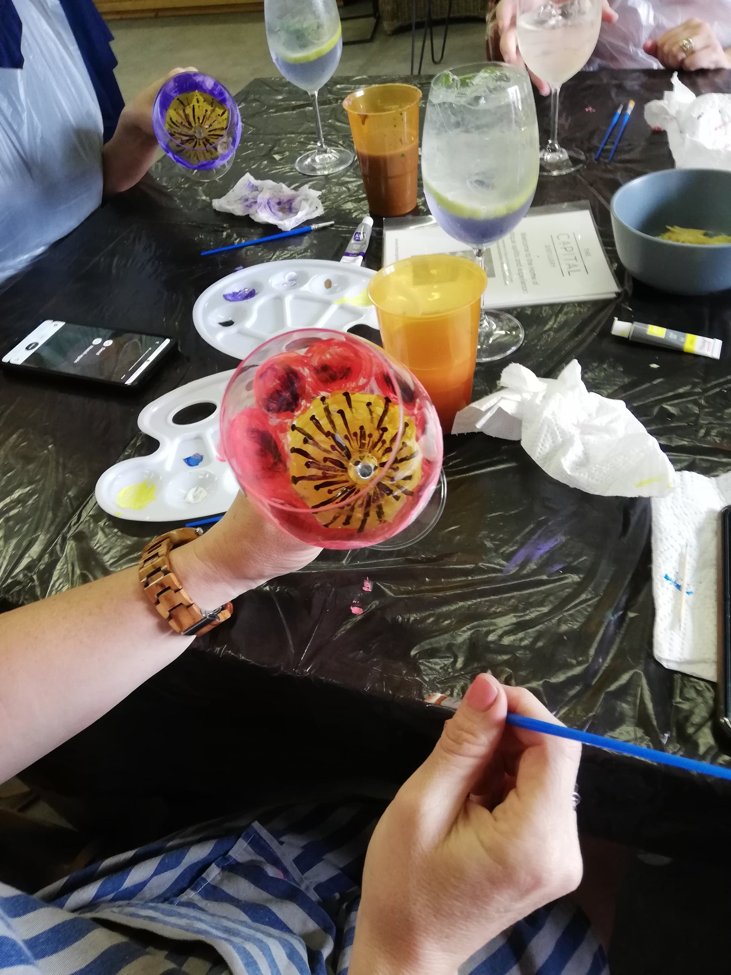 Crystal Glass Painting