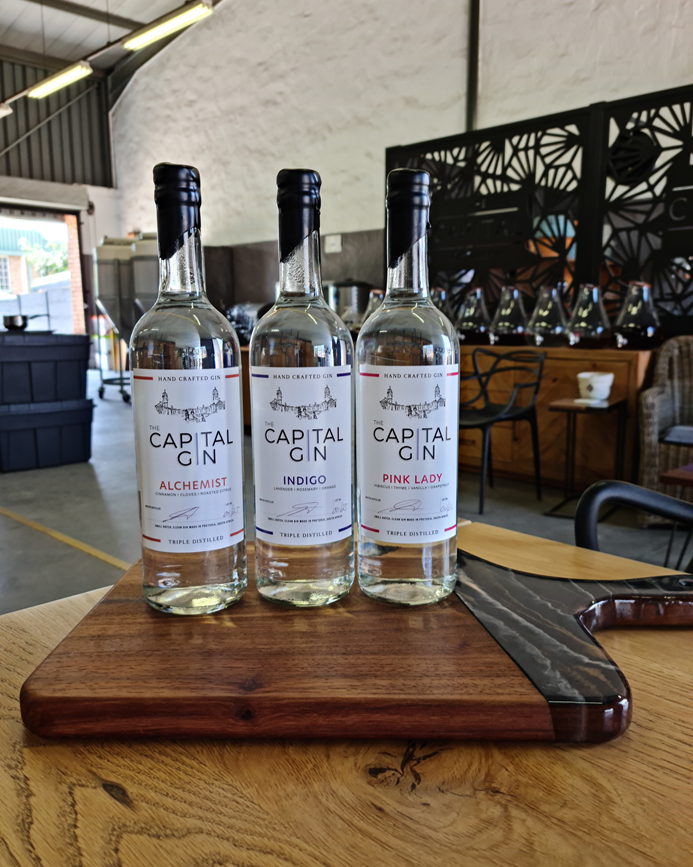 The Capital Gin Trio distillery