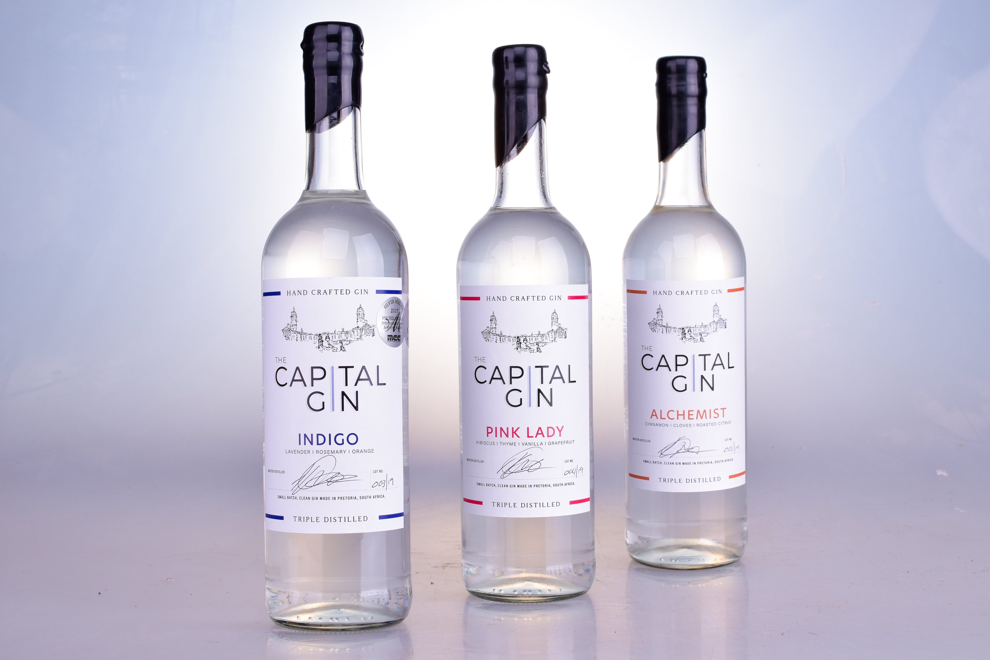 Our triple distilled gins handcrafted in the heart of the Capital city