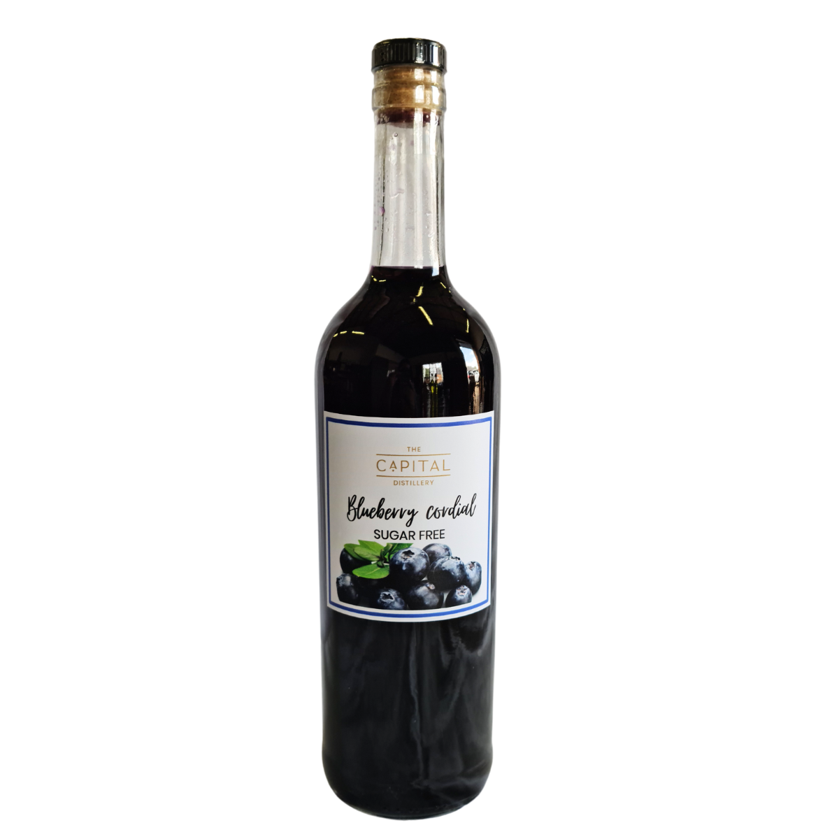 Blue Raspberry Cordial Blueberry Cordial - Sugar Free – The Capital Distillery
