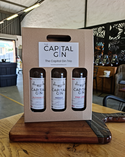 The Capital gin Trio box